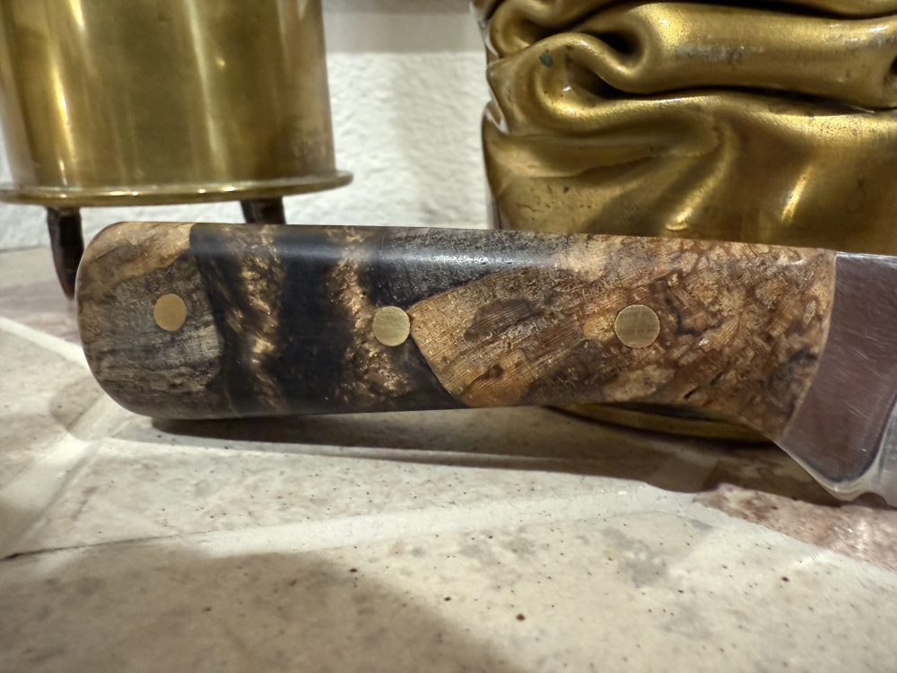 Hand Made Carbon Steel Full Tang Fixed Blade Hunting Knife