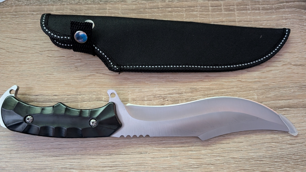 Fixed Steal Kukri knife with sheath
