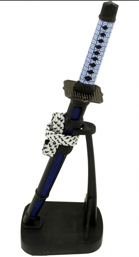NEW! Blue Mini Japanese Samurai Sword Letter Opener 