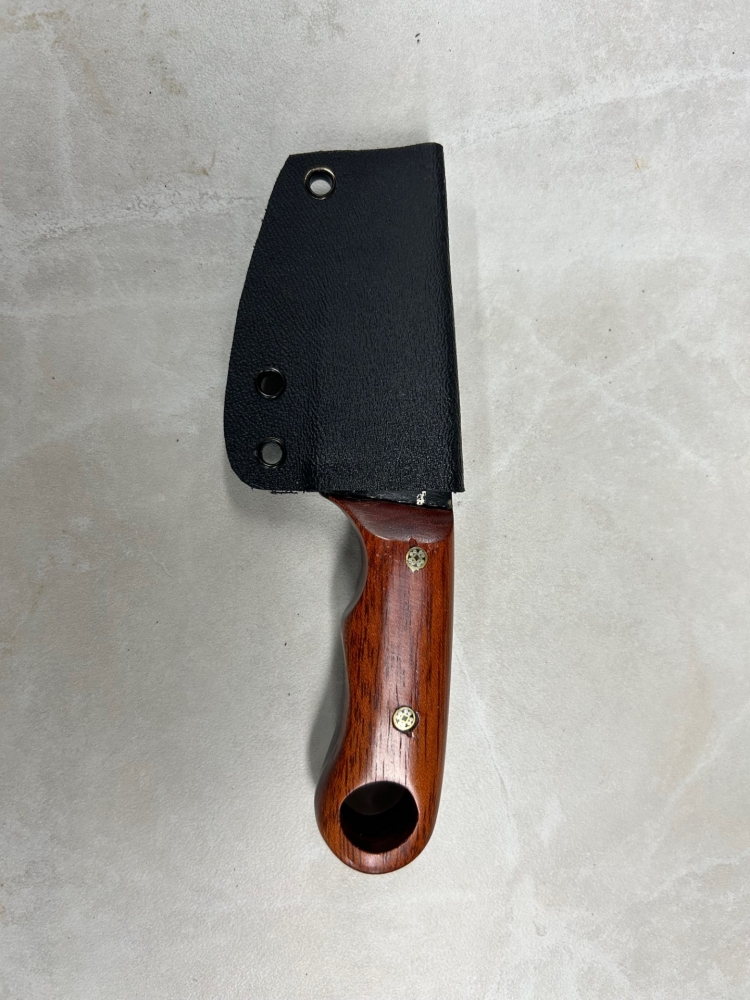 Custom Damascus Knife Bloodwood Handle