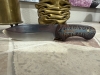 Hand Made Carbon Steel Full Tang Fixed Blade Hunting Knife Pinecone Handle