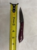 Custom Damascus Knife with Purple Heart Handle