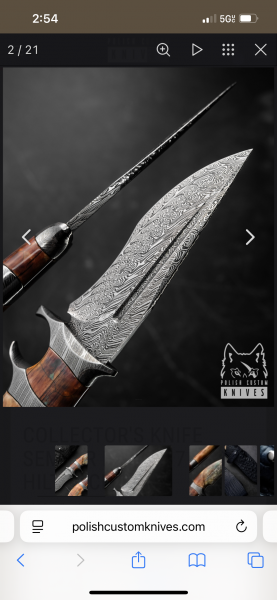 Collectors knife SEMPER - FIDIULS - 7 SUB HILT MICHO