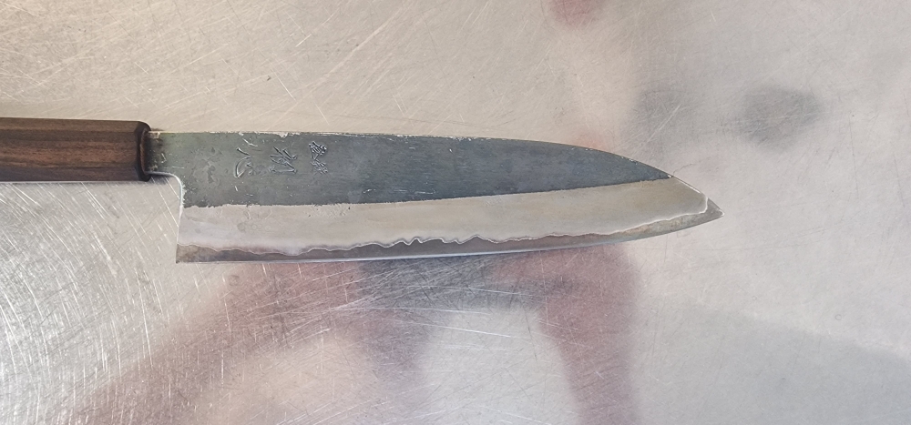Hatsukokoro kurosagi aogami super bubinga gyuto