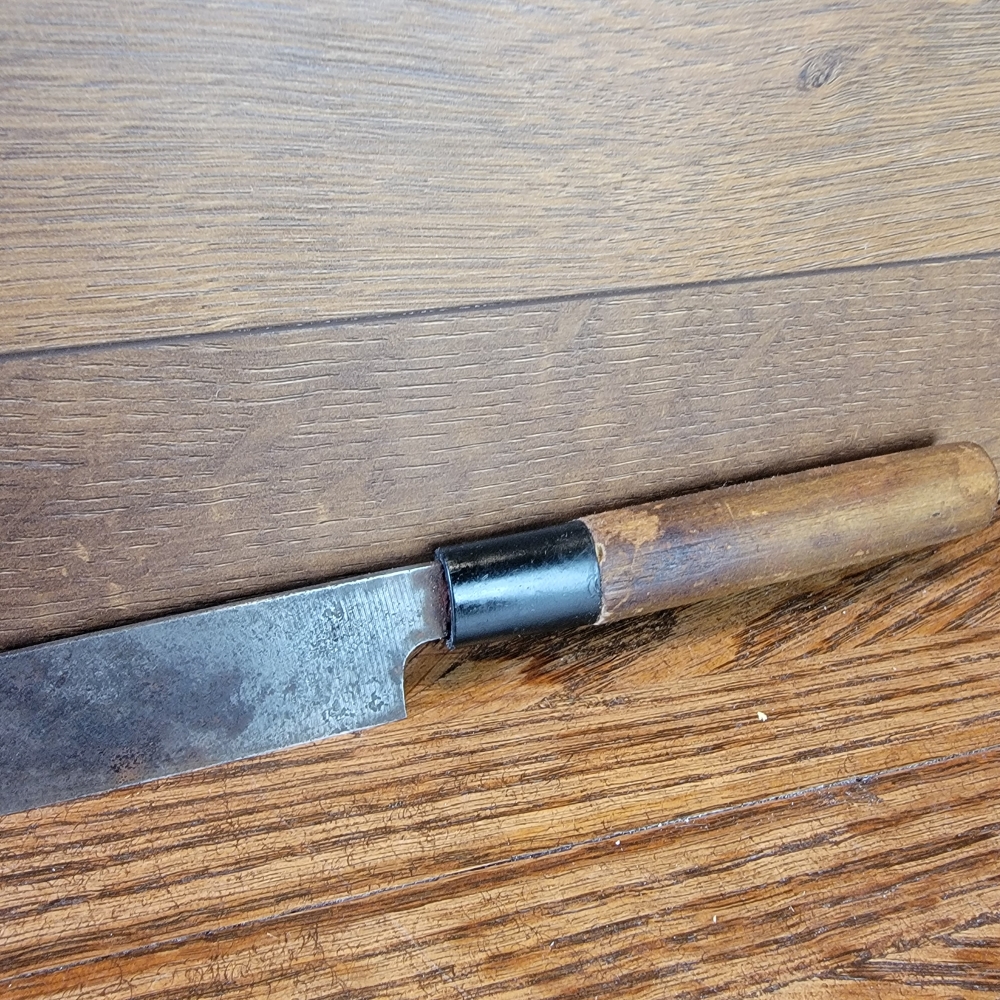 Feng Shikimori Single Bevel Yanagiba 210mm Restored, Damaged Handle