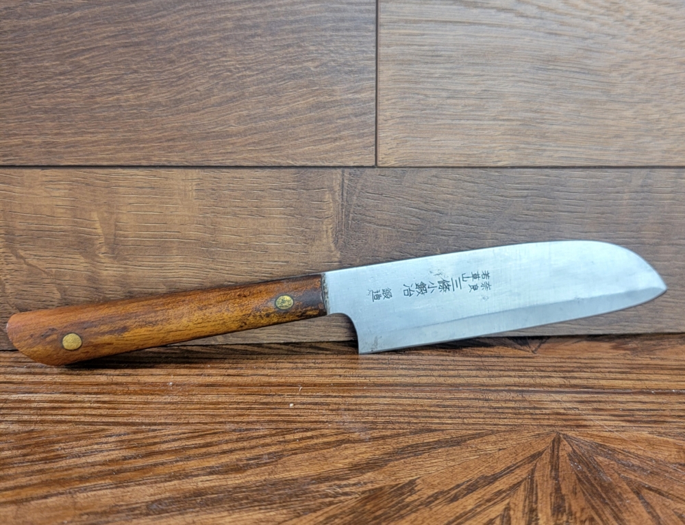 Wakakusa Sanjo Kokaji Forging, Kamagata Usuba Style Knife 140mm Blade Restored