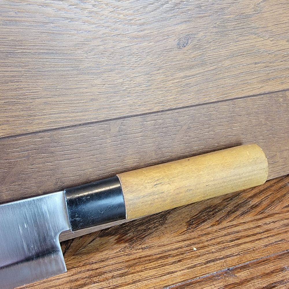 Sakai Kikumori Nakagawa 180mm Santoku made by Noshu Masamune