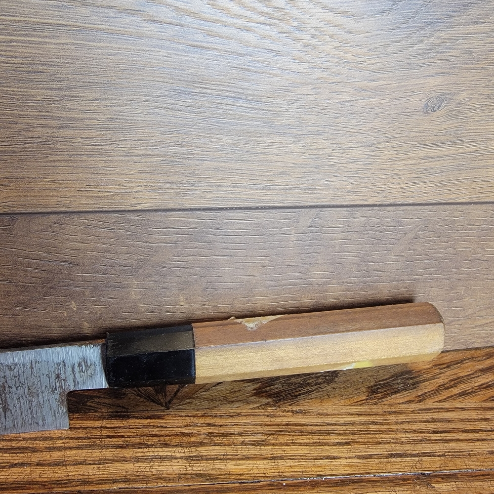 220mm Single Bevel Yanagiba Resharpened