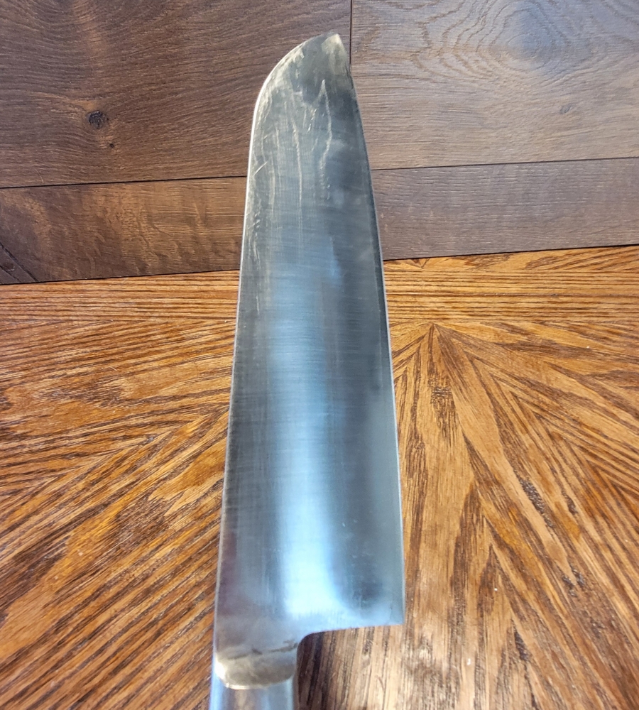 Full Tang 170mm Santoku, Western Style Handle, Unkown Maker, Good Starter Knife