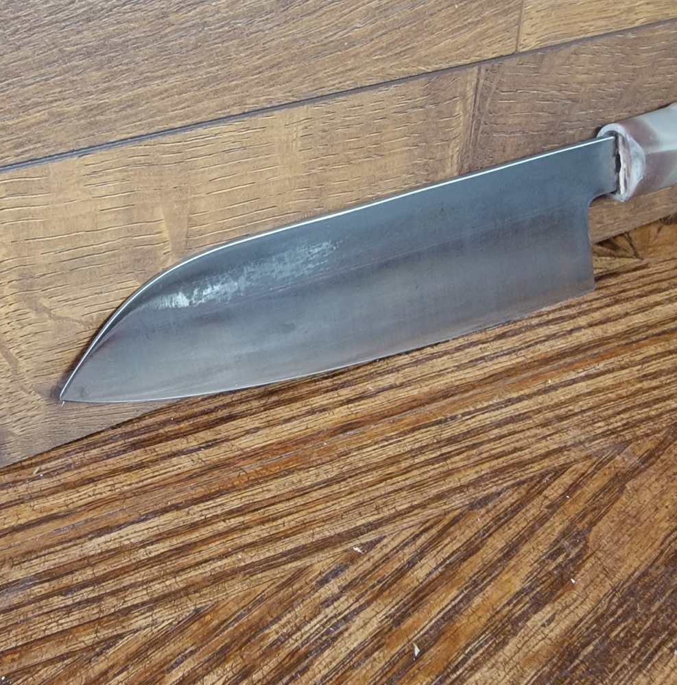 Sakai Kikumori 180mm Santoku, blacksmith: Kikuhide 