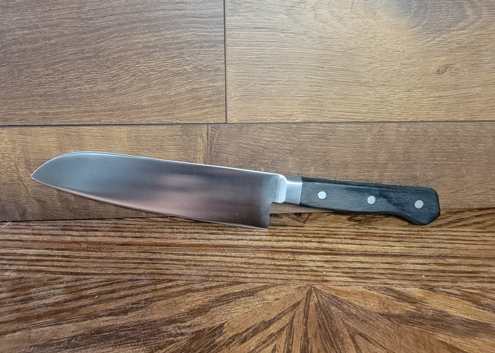 Sakai Ishito Western Full Tang Style Santoku 210mm Restored