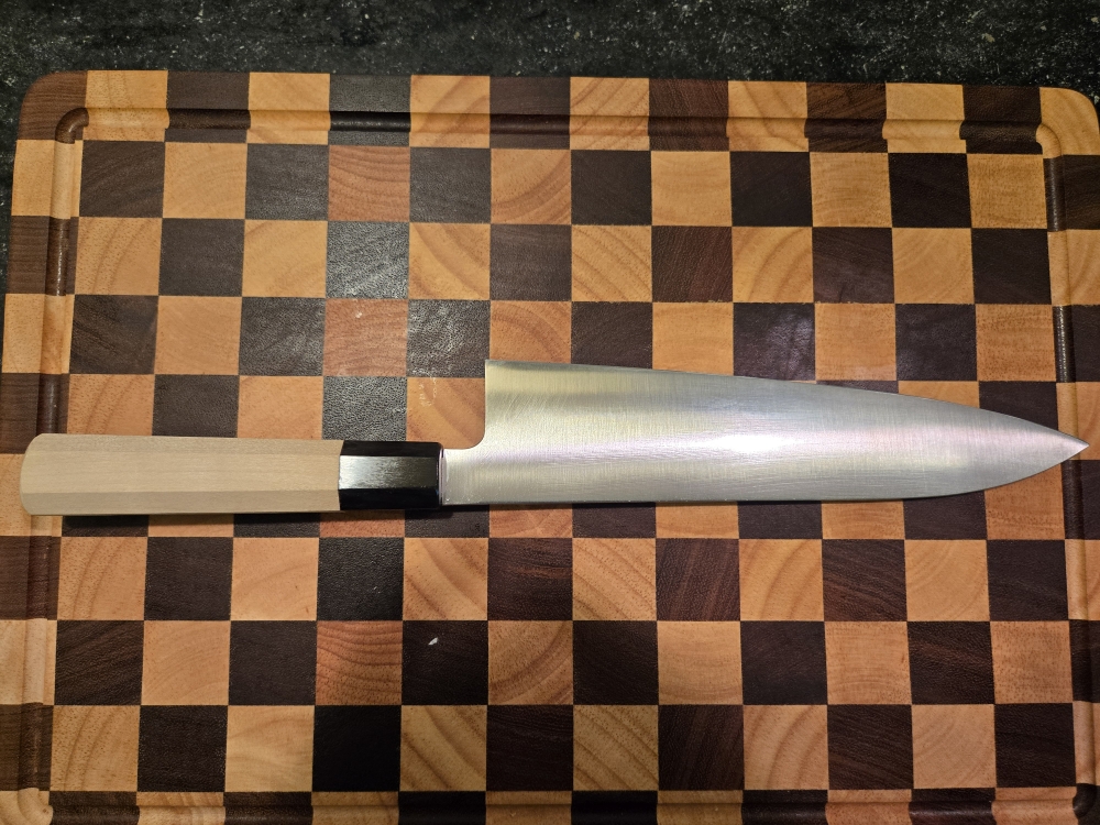 Ashi Ginga Extra Tall 240 Gyuto White #2