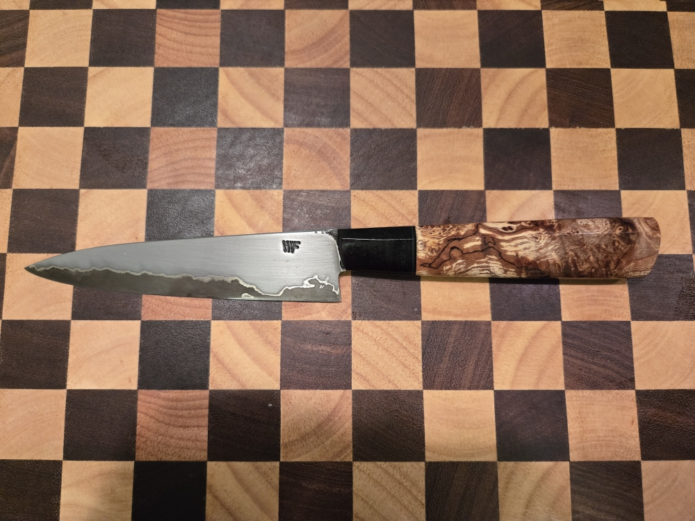 Heartwood Forge 142 mm 1080 and GoMai Petty