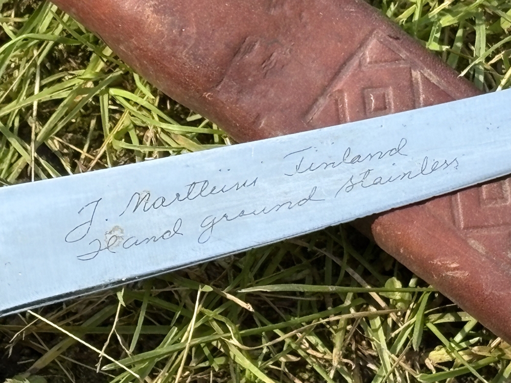 Vintage J. Martini Fishing Knife with Sheath