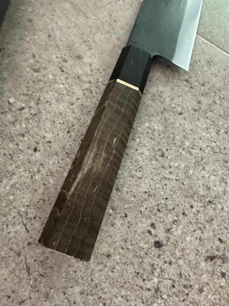 Yoshida Nakiri Kyusyu SUJ-2 Kuro-uchi 165mm (6.5\") Nikko Moss Wa Handle BRAND NEW BOXED