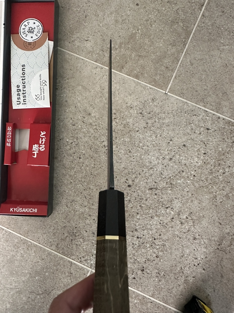 Yoshida Nakiri Kyusyu SUJ-2 Kuro-uchi 165mm (6.5\") Nikko Moss Wa Handle BRAND NEW BOXED