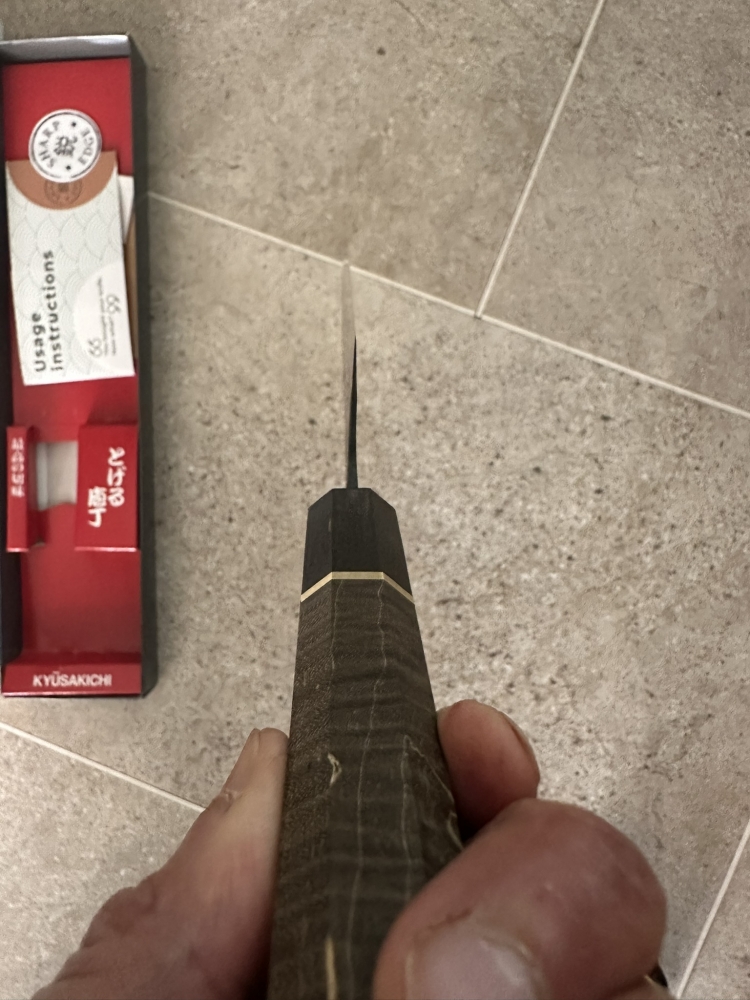 Yoshida Nakiri Kyusyu SUJ-2 Kuro-uchi 165mm (6.5\") Nikko Moss Wa Handle BRAND NEW BOXED