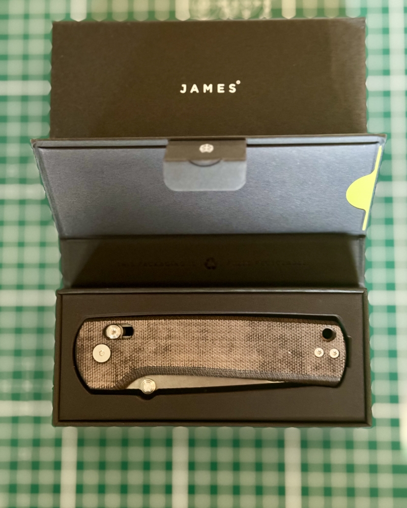 James Brand The Kline Ambi-Slider Black Micarta
