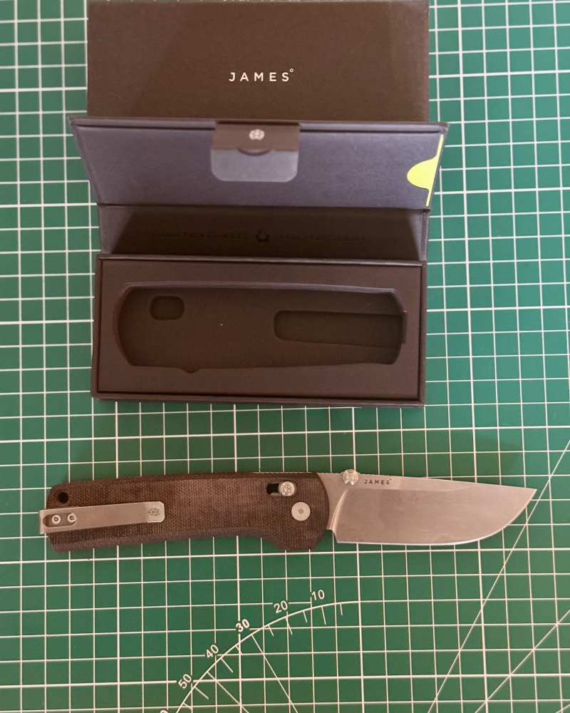 James Brand The Kline Ambi-Slider Black Micarta