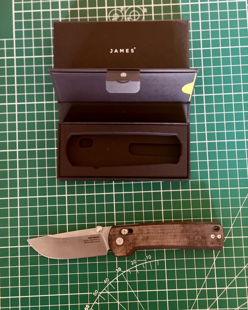James Brand The Kline Ambi-Slider Black Micarta