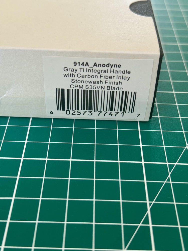 WE Knife Co. Anodyne Integral Frame Lock Knife Gray Ti/CF