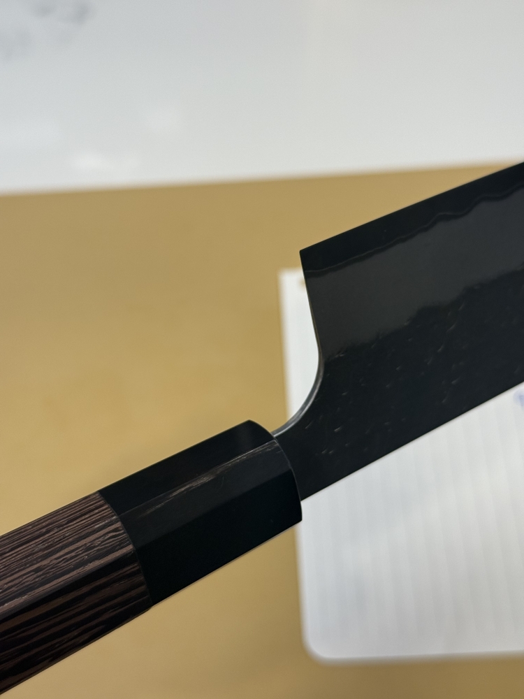 Nigara Hamono Tsuchime Aogami Super Nakiri K-Tip 165mm