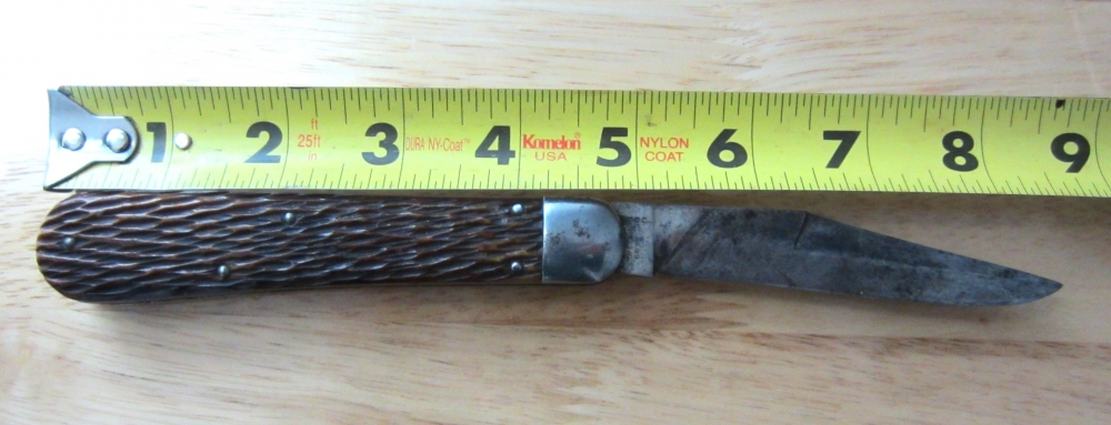 Schrade Push Button Knife Model 1543 3/4 Vintage Good Condition