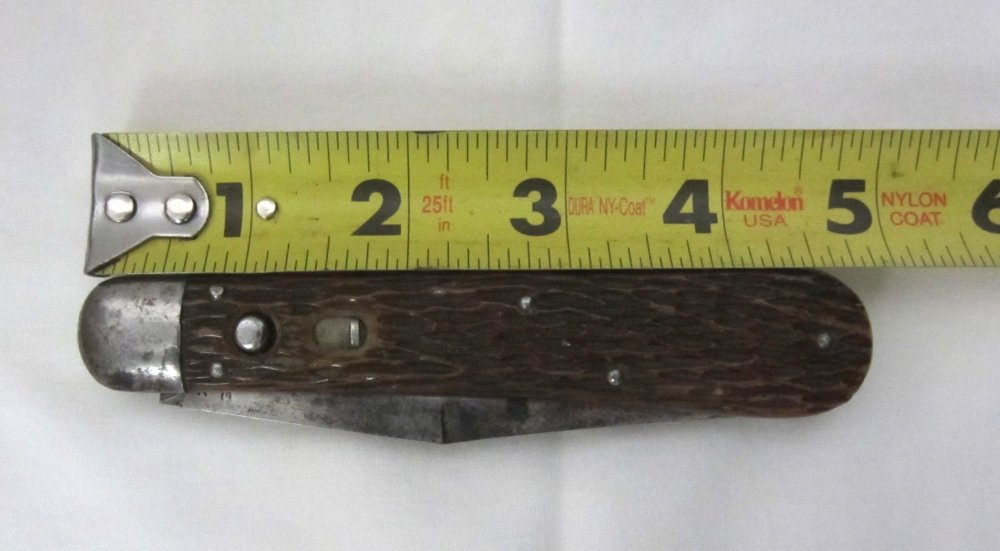 Schrade Push Button Knife Model 1543 3/4 Vintage Good Condition