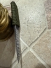 Hand Made Carbon Steel Full Tang Fixed Blade Boot Knife Made from a File