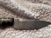Beautiful Buck and Bear knife with blue burl maple handle for purchase! White Walker!