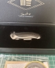 WE Knife Co. Anodyne Integral Frame Lock Knife Gray Ti/CF