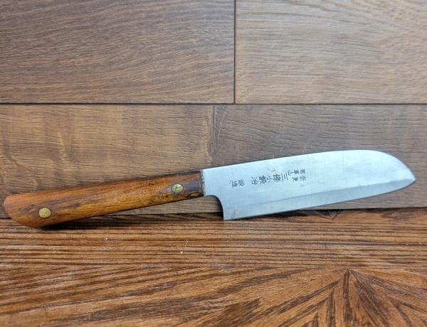 Wakakusa Sanjo Kokaji Forging, Kamagata Usuba Style Knife 140mm Blade Restored