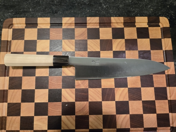 Ashi Ginga Extra Tall 240 Gyuto White #2