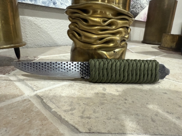 Hand Made Carbon Steel Full Tang Fixed Blade Boot Knife Made from a File