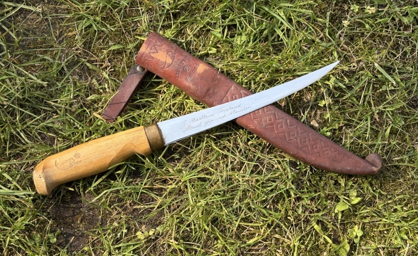 Vintage J. Martini Fishing Knife with Sheath