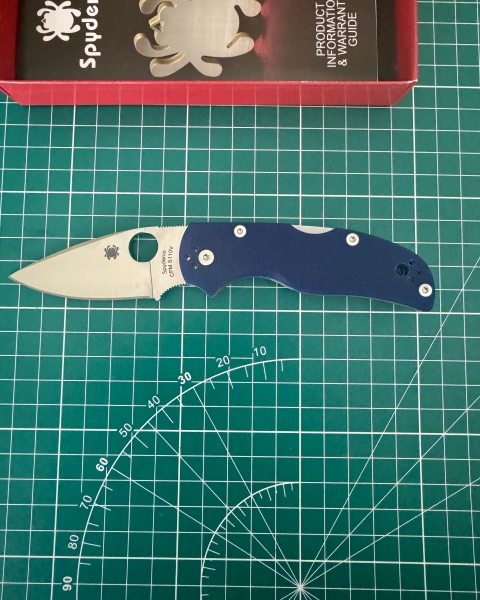 Spyderco Native 5 Dark Blue G-10 CPM-S110V
