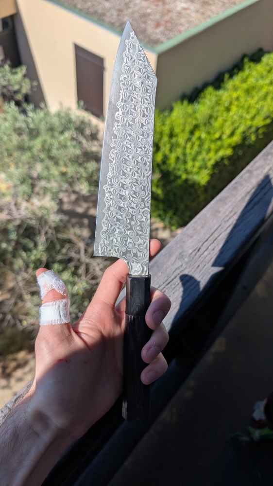 Nigara Hamono Anmon SG2 210mm K-tip