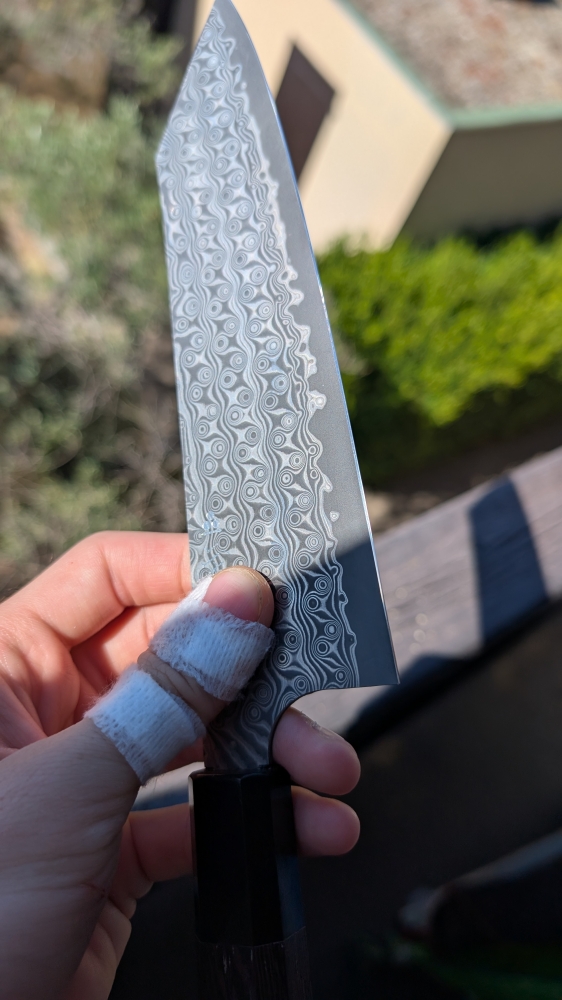 Nigara Hamono Anmon SG2 210mm K-tip