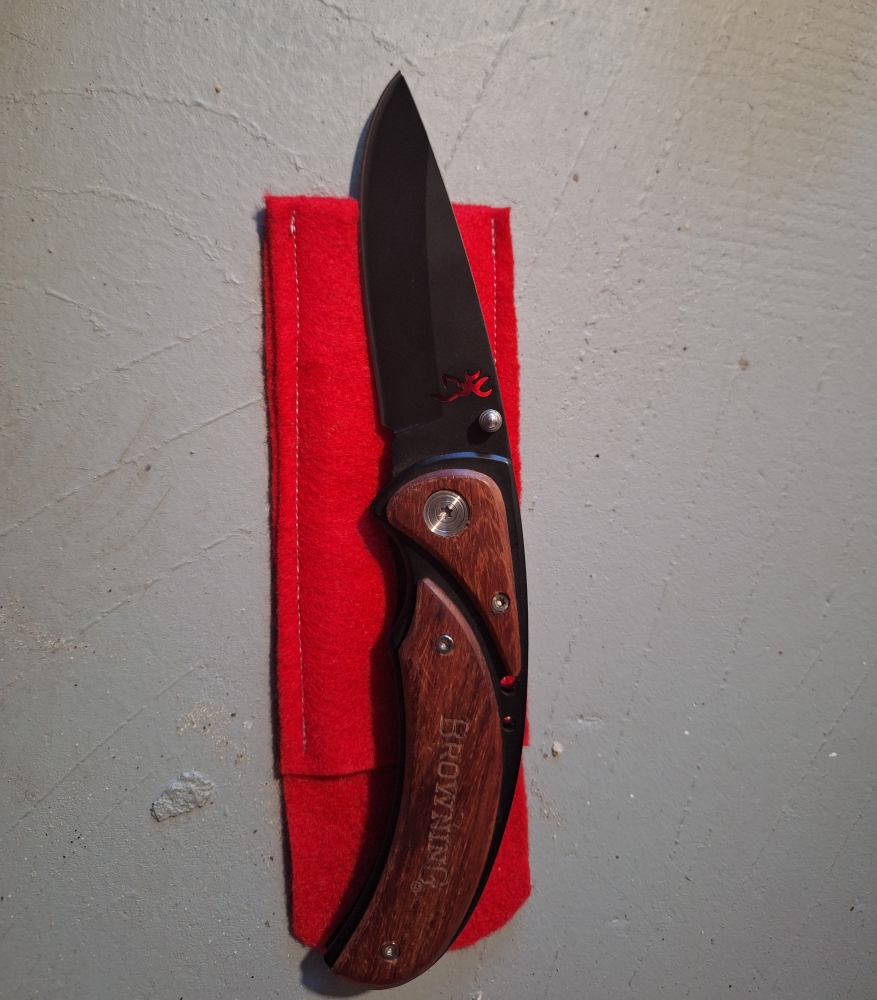 Browning model 068 overall length 8\" blade 4\" handle 4\"