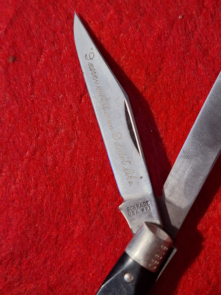 Schrade USA Old Timer Will Rogers Commemorative Pocket Knife, 3 Blade