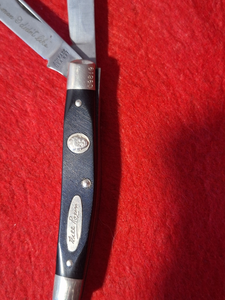 Schrade USA Old Timer Will Rogers Commemorative Pocket Knife, 3 Blade