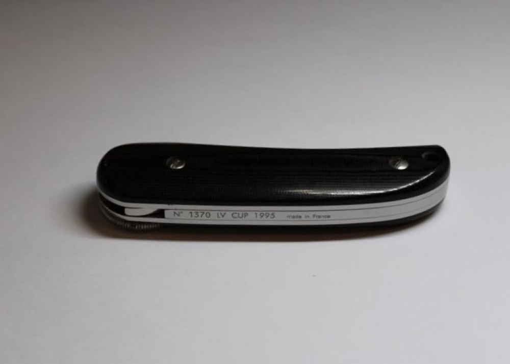 LOUIS VUITTON 1995 LV cup Sailing race POCKET KNIFE & LEATHER SHEATH Ltd Edition