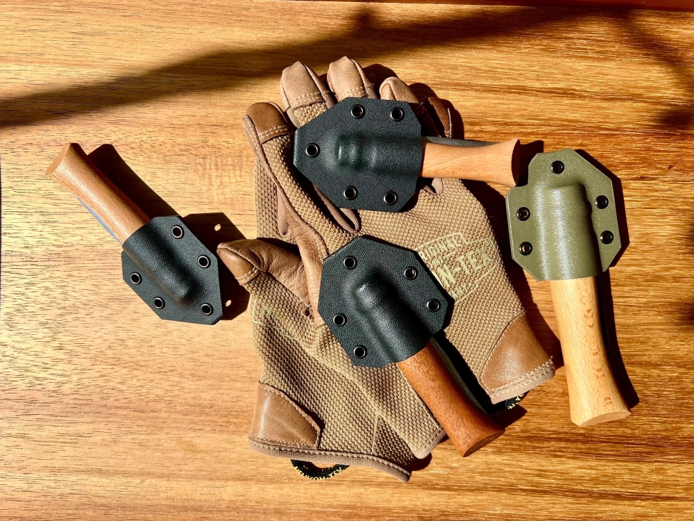 Custom Kydex Neck Carry Sheath for Opinel with Paracord Lanyard | Bushcraft Survival Outdoor Camping Trekking EDC