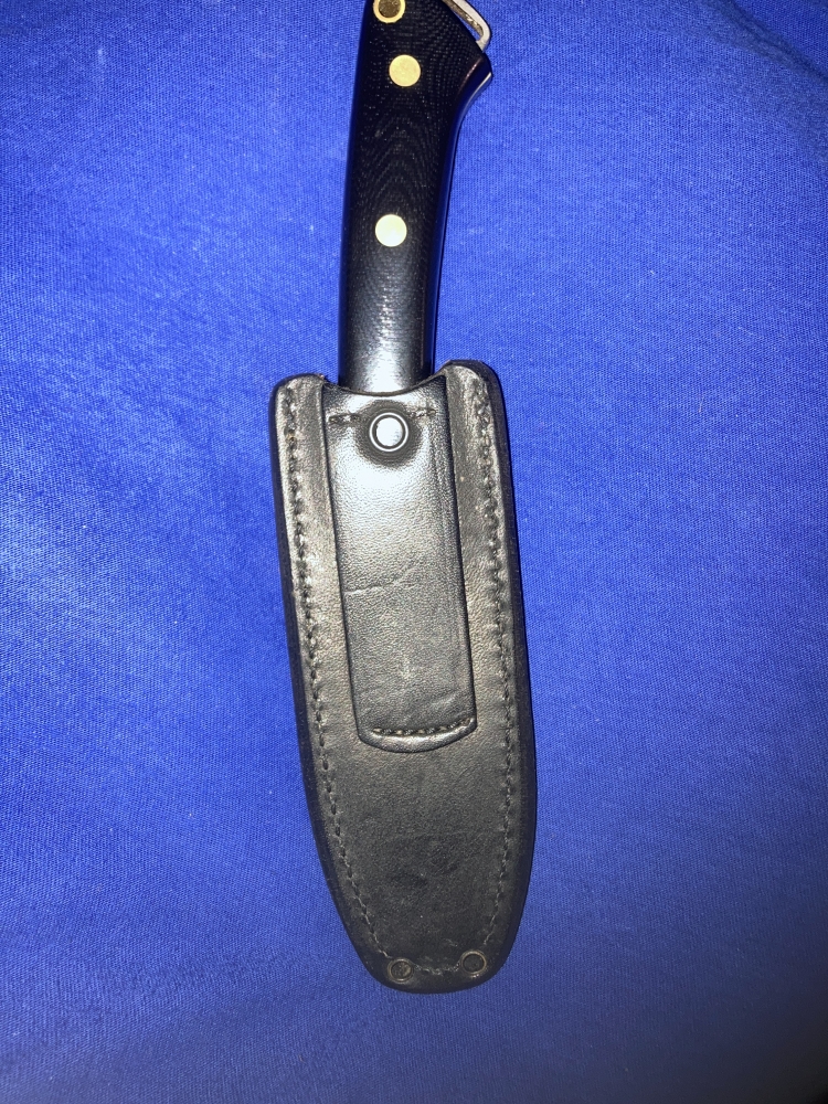Bark River knifes El max with black leather sheath. Limited edition. I’m only selling it because it’s not getting shown off like it should.