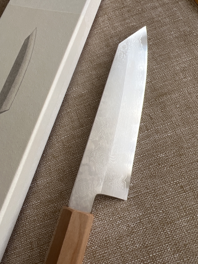Hado x Shogo Yamatsuka Kiritsuke 180mmDamascus  Ginsan 