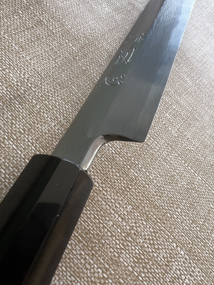 Satoshi Nakagawa Sakimaru 275mm Aogami 1 Damascus