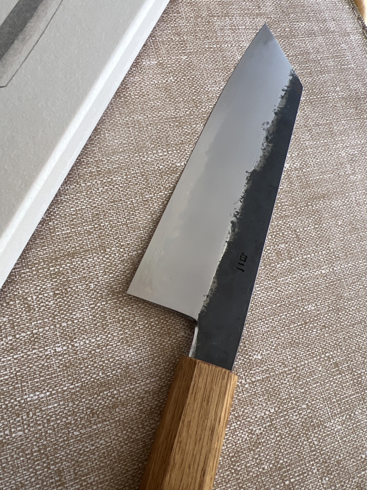 Hado x Tanaka Sumi Bunka 165mm Shirogami 2 