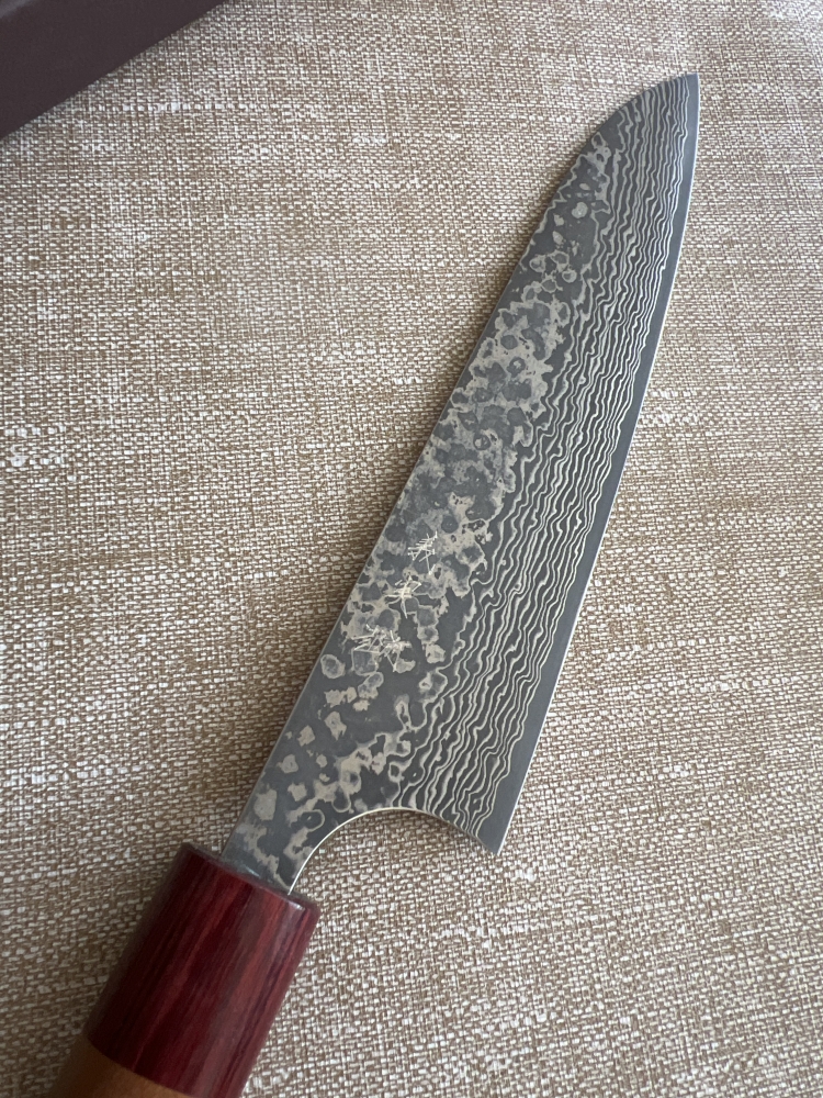 Yoshimi Kato Gyuto 180mm VG10 Nickel Damascus 
