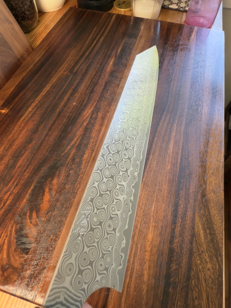 Nigara Anmon Kurozome Sujihiki Kiritsuke 255mm