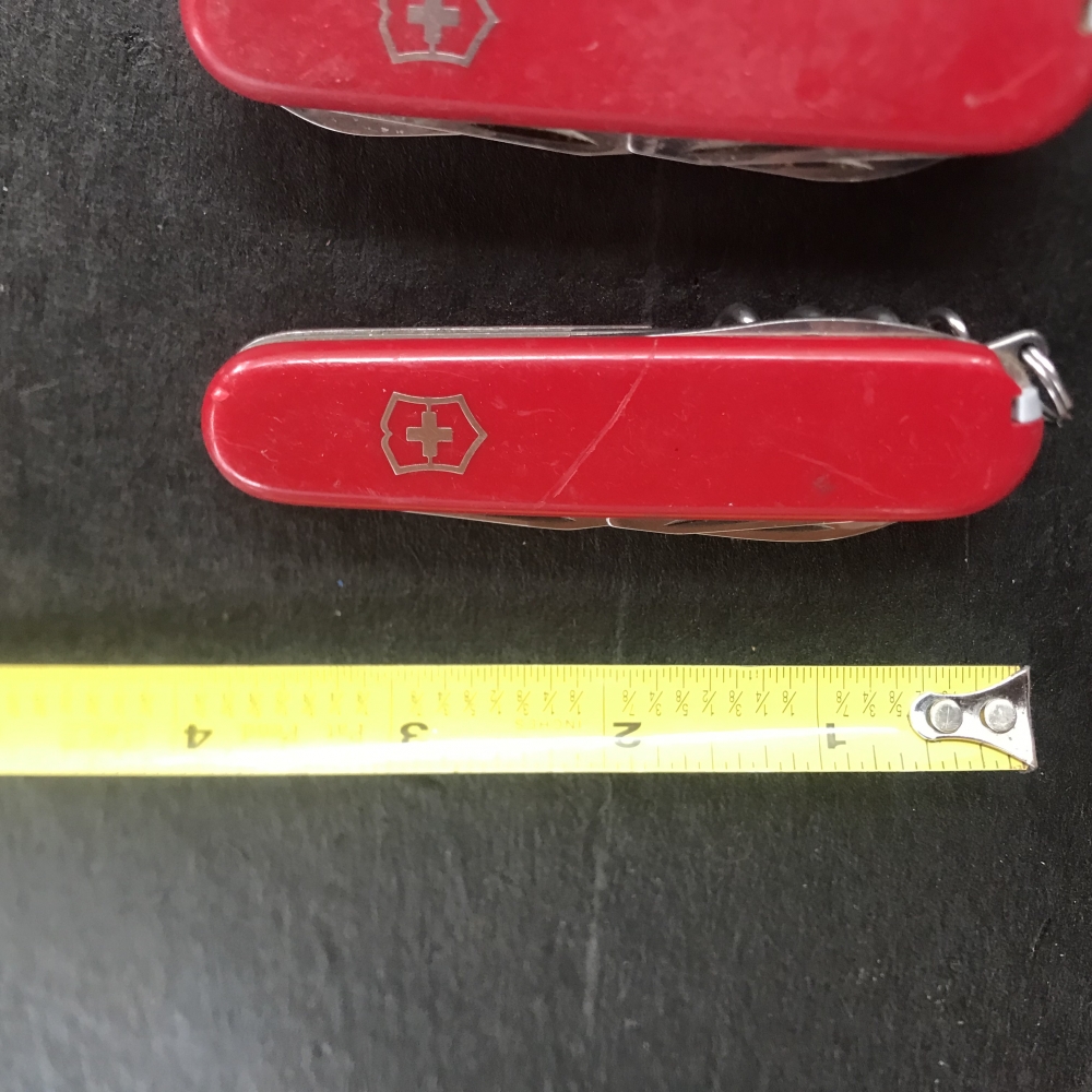 Lot of 10 + 2 free 84-91mm Swiss Army Knives / Pocket Knives from Victorinox Tinker